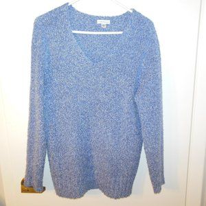 Croft & Barrow Blue V-Neck Sweater- XL